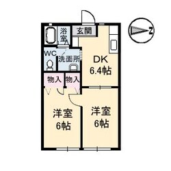 スカイラーク・Fの物件間取画像